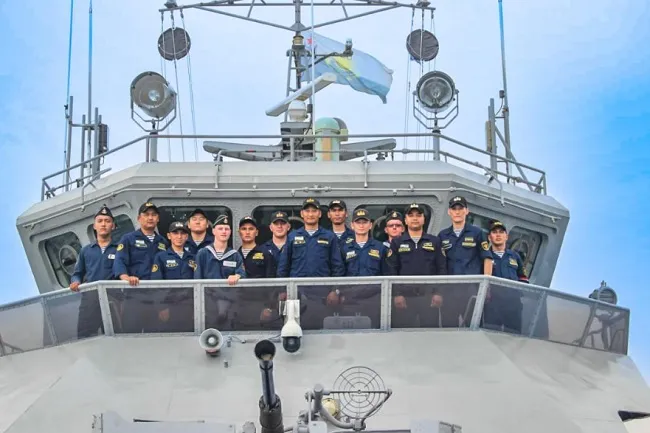 Морские Вооруженные Силы Казахстана успешно провели спасательное учение