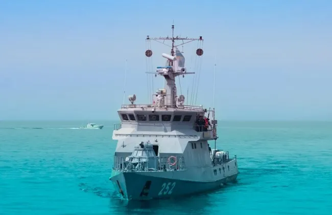 Морские Вооруженные Силы Казахстана успешно провели спасательное учение