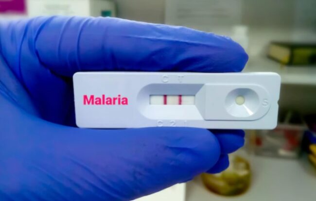 Положительный лабораторный тест на малярию