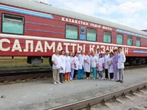 Медицинский поезд «Саламатты Казакстан»