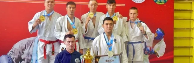 Военнослужащие из Актау стали чемпионами по рукопашному бою