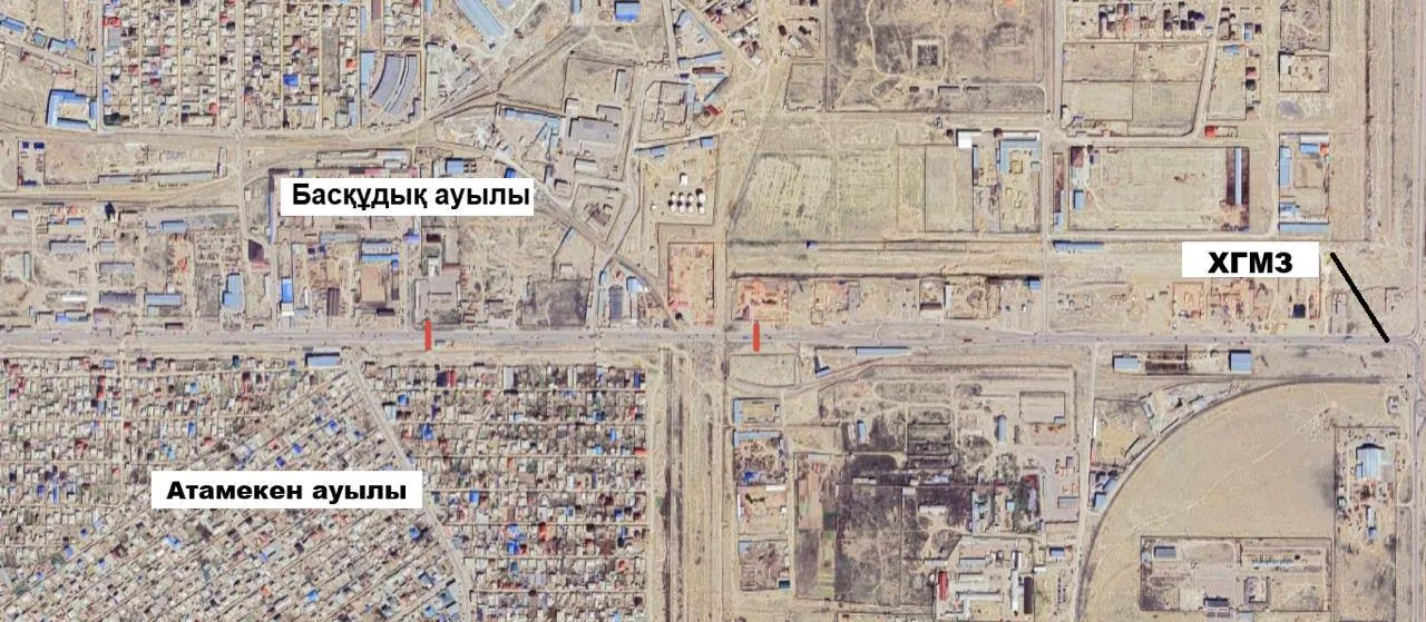 В Мангистау до утра 6 октября перекрыли важный дорожный участок