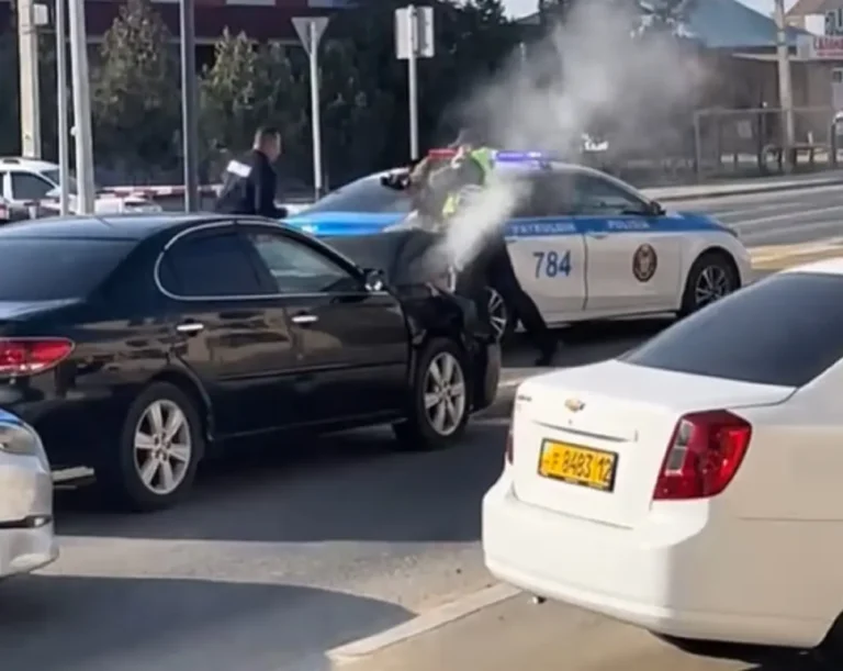 Лишился прав и Lexus: водитель устроил погоню в Актау