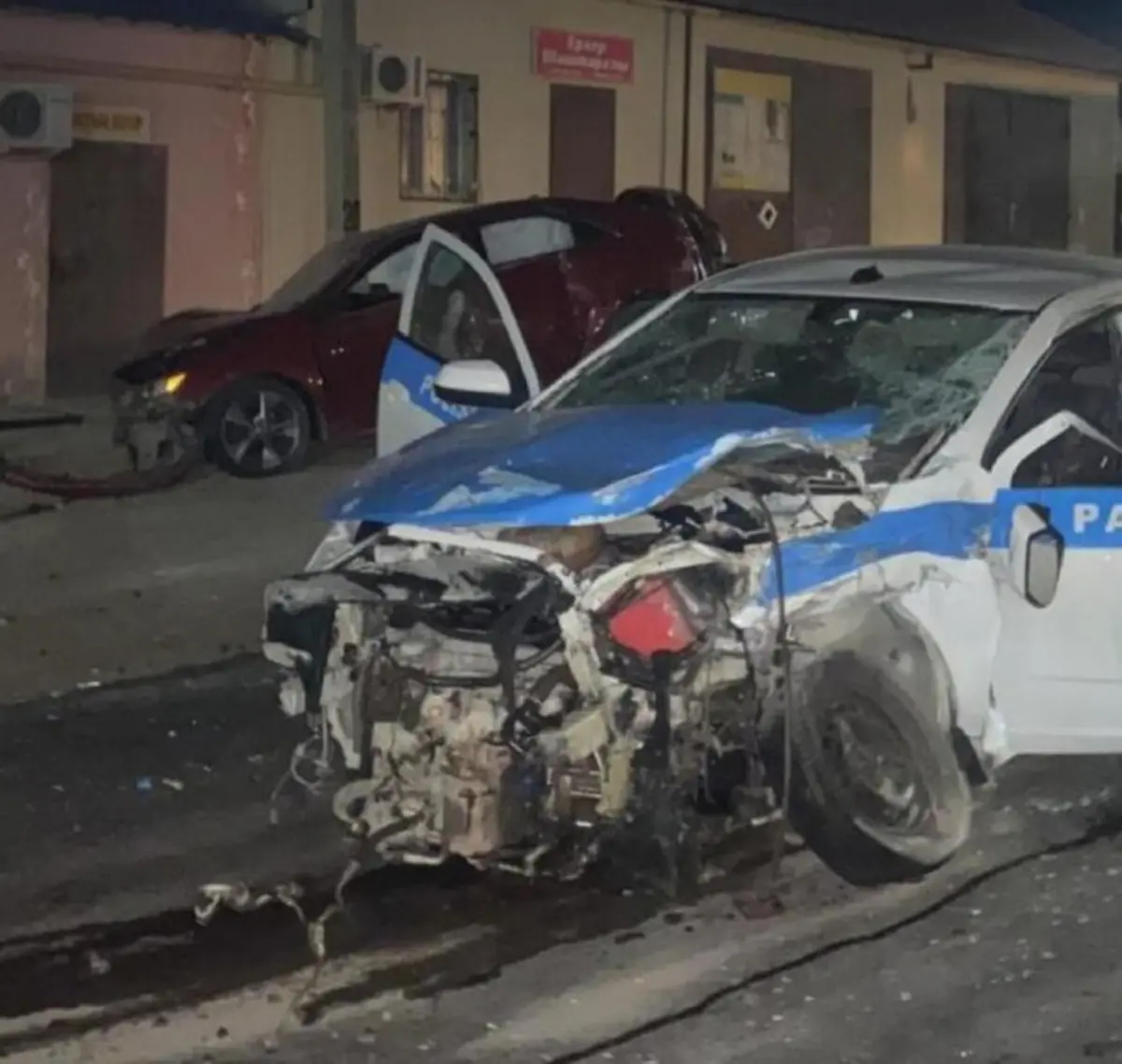 В Бейнеу несовершеннолетний устроил жесткое ДТП с полицией