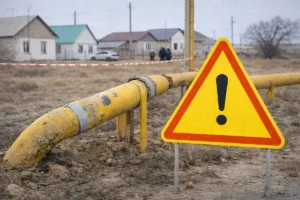 Посёлок в Мангистау остался без тепла из-за ДТП