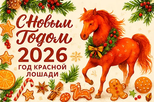 С Новым годом 2026: душевные поздравления и праздничные открытки для Казахстана