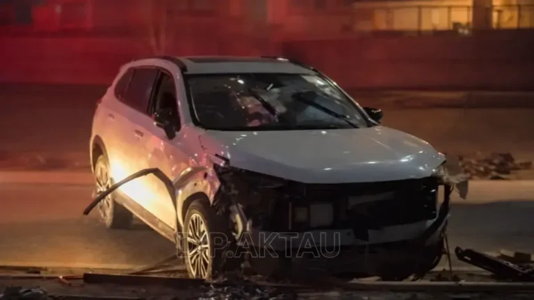 В Актау наказали иностранца за пьяную езду во дворе 8 микрорайона