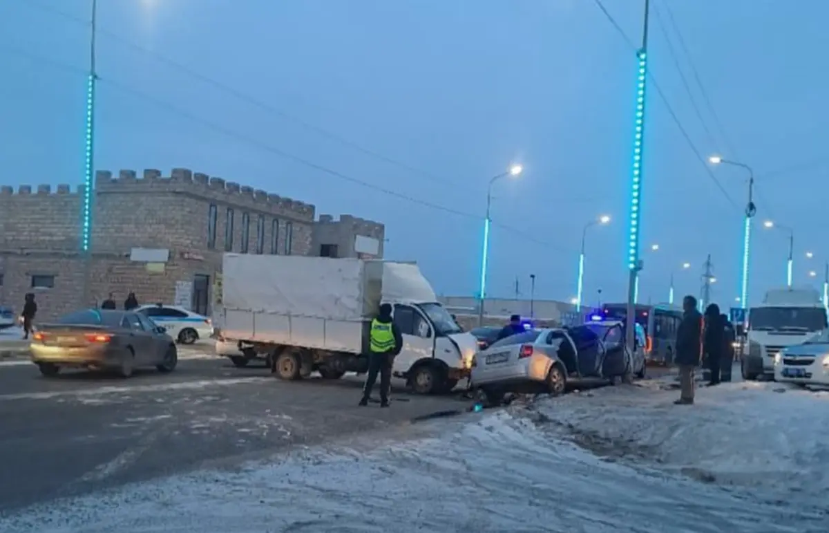 Тройное ДТП в Мангистау: все что известно на это время