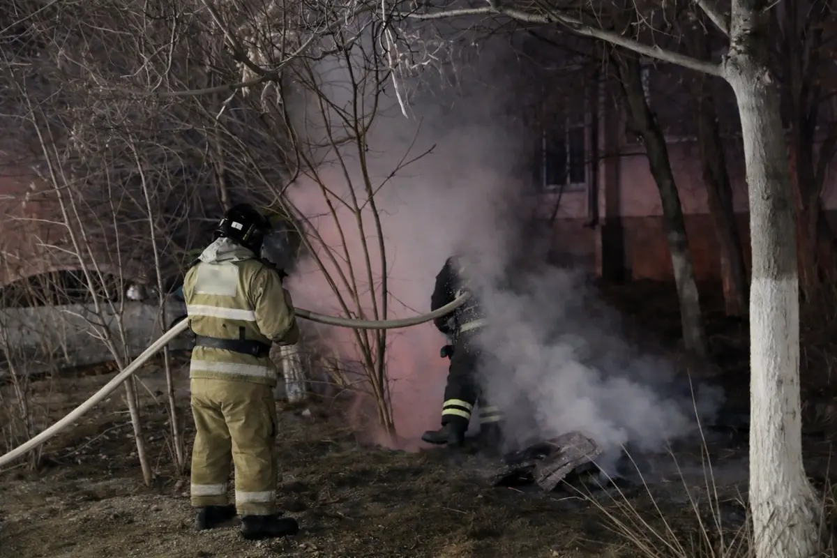 В Актау горела собачья будка: в ДЧС прокомментировали ситуацию