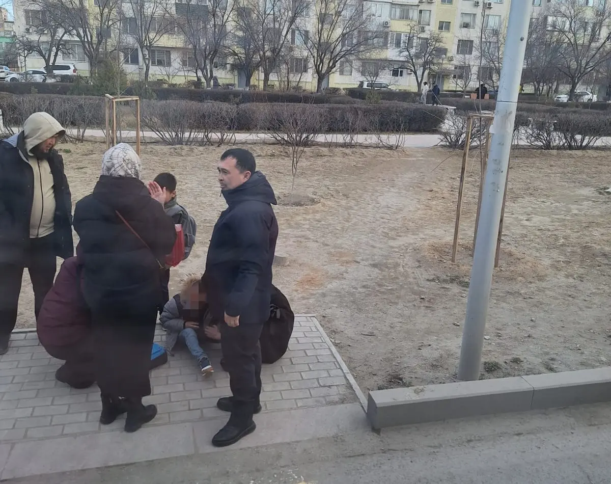Сбили ребенка прямо на пешеходном переходе в Актау 